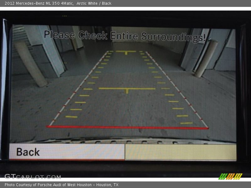 Arctic White / Black 2012 Mercedes-Benz ML 350 4Matic