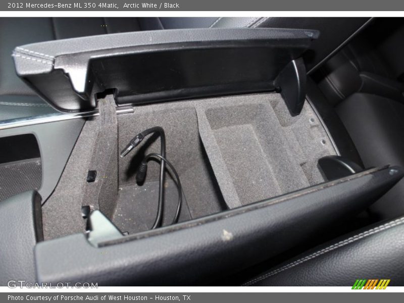Arctic White / Black 2012 Mercedes-Benz ML 350 4Matic