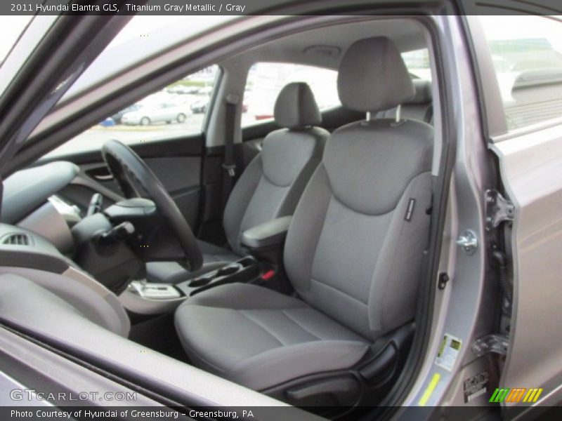 Titanium Gray Metallic / Gray 2011 Hyundai Elantra GLS