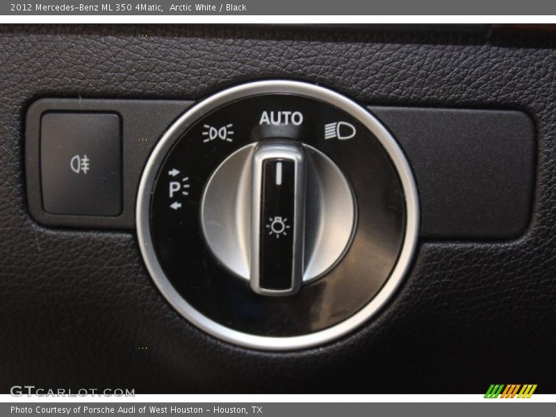 Arctic White / Black 2012 Mercedes-Benz ML 350 4Matic