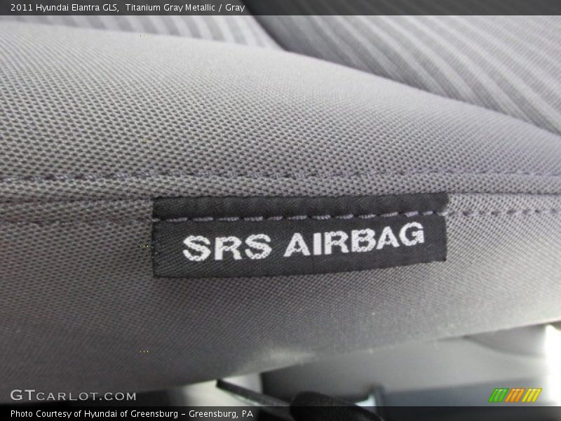 Titanium Gray Metallic / Gray 2011 Hyundai Elantra GLS