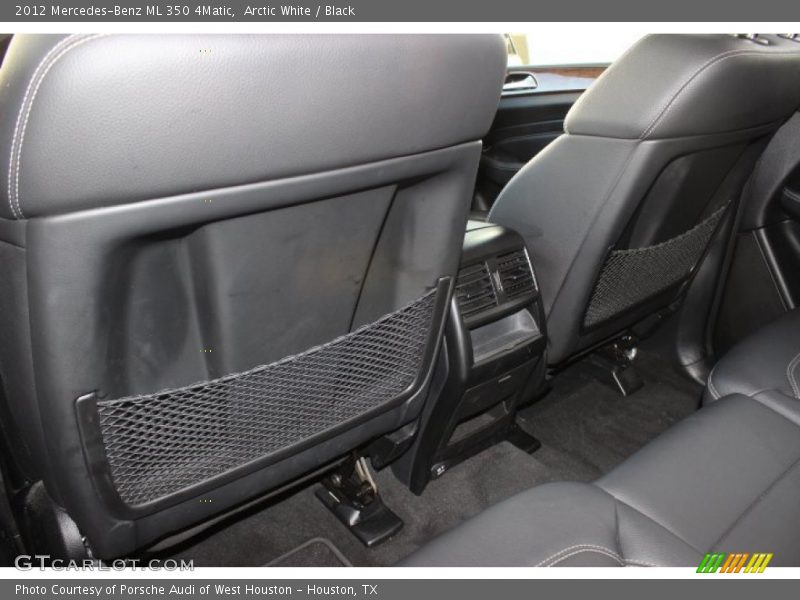 Arctic White / Black 2012 Mercedes-Benz ML 350 4Matic