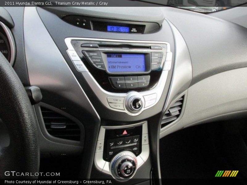Titanium Gray Metallic / Gray 2011 Hyundai Elantra GLS