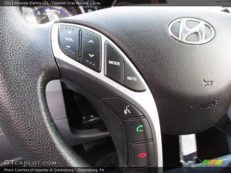 Titanium Gray Metallic / Gray 2011 Hyundai Elantra GLS