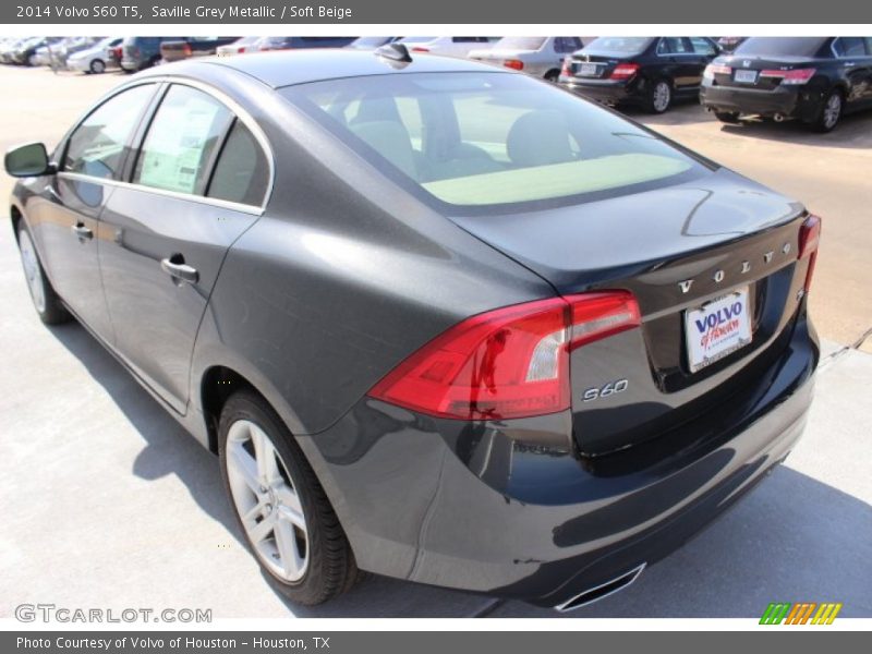 Saville Grey Metallic / Soft Beige 2014 Volvo S60 T5