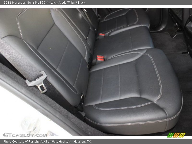 Arctic White / Black 2012 Mercedes-Benz ML 350 4Matic