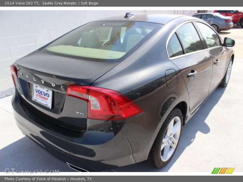Saville Grey Metallic / Soft Beige 2014 Volvo S60 T5