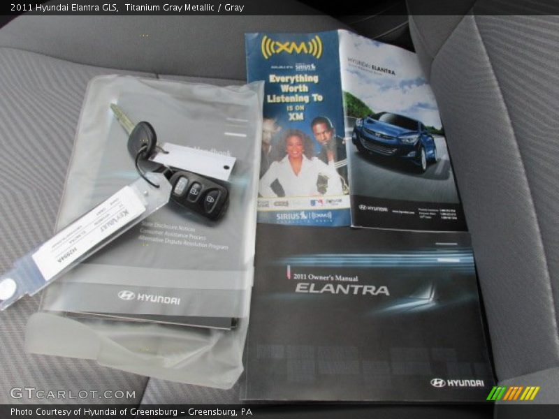 Titanium Gray Metallic / Gray 2011 Hyundai Elantra GLS