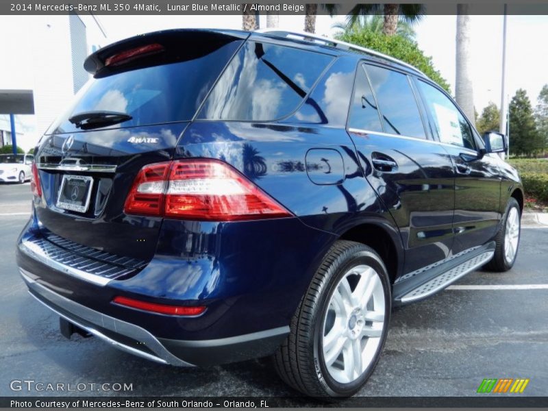 Lunar Blue Metallic / Almond Beige 2014 Mercedes-Benz ML 350 4Matic