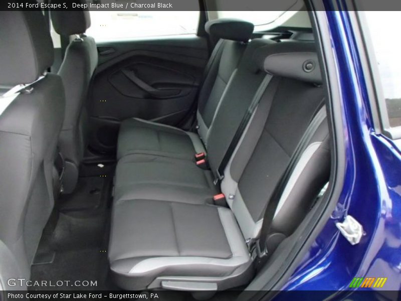 Deep Impact Blue / Charcoal Black 2014 Ford Escape S