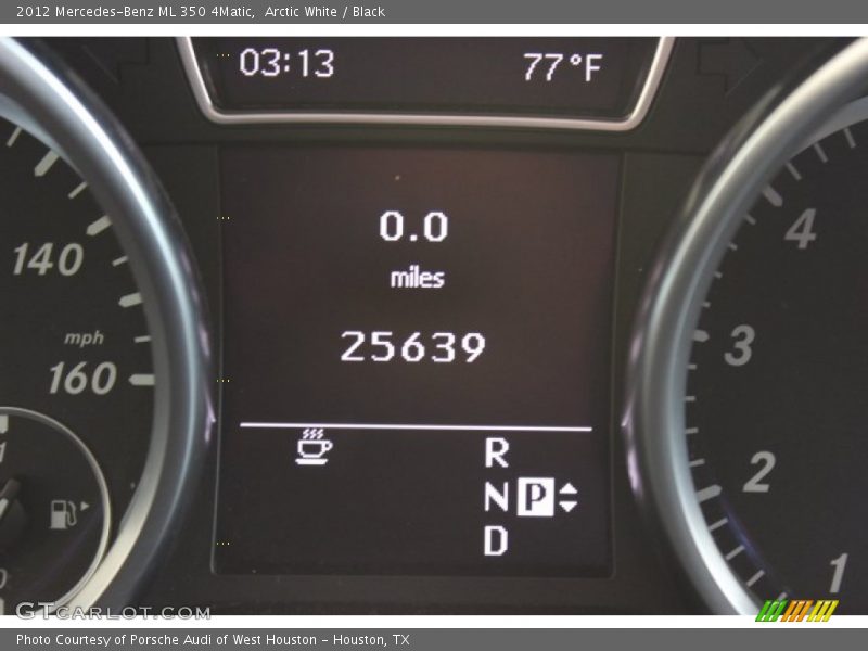 Arctic White / Black 2012 Mercedes-Benz ML 350 4Matic
