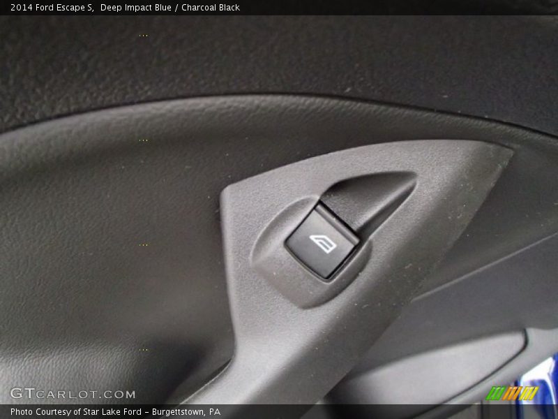 Deep Impact Blue / Charcoal Black 2014 Ford Escape S