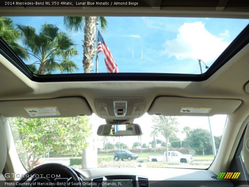 Lunar Blue Metallic / Almond Beige 2014 Mercedes-Benz ML 350 4Matic