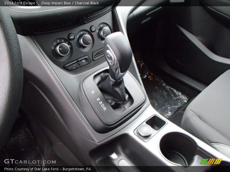 Deep Impact Blue / Charcoal Black 2014 Ford Escape S