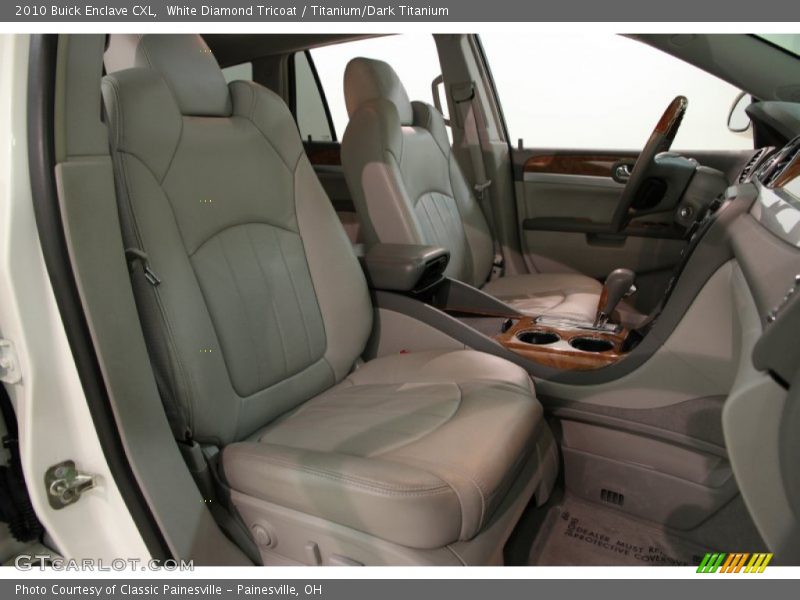 White Diamond Tricoat / Titanium/Dark Titanium 2010 Buick Enclave CXL