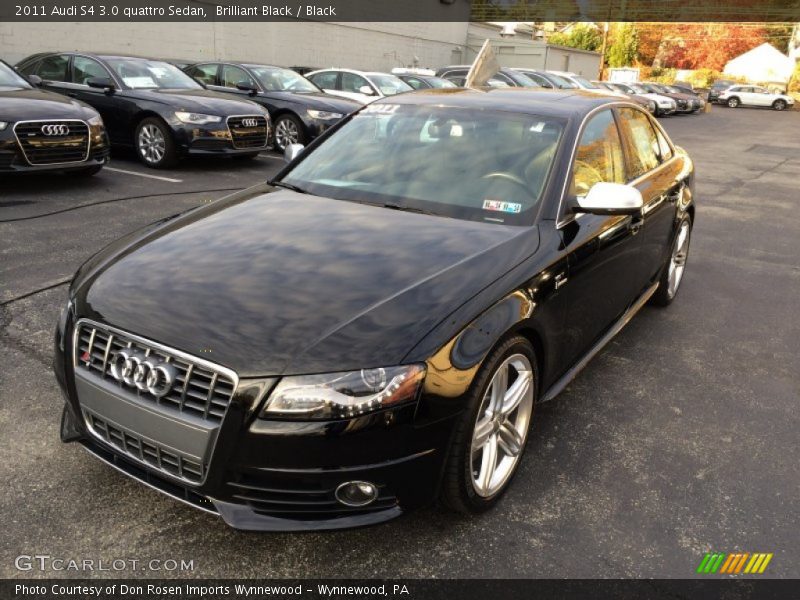 Brilliant Black / Black 2011 Audi S4 3.0 quattro Sedan