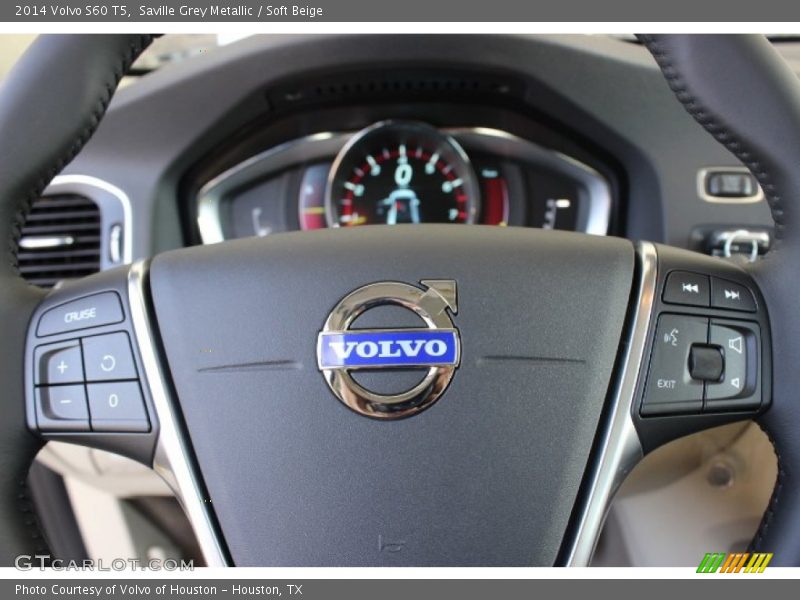 Saville Grey Metallic / Soft Beige 2014 Volvo S60 T5