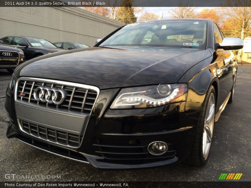 Brilliant Black / Black 2011 Audi S4 3.0 quattro Sedan