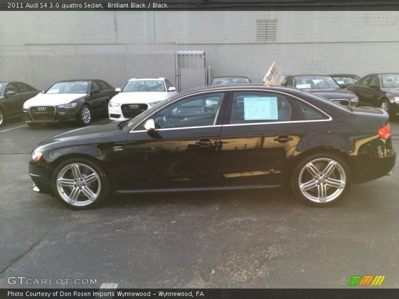 Brilliant Black / Black 2011 Audi S4 3.0 quattro Sedan