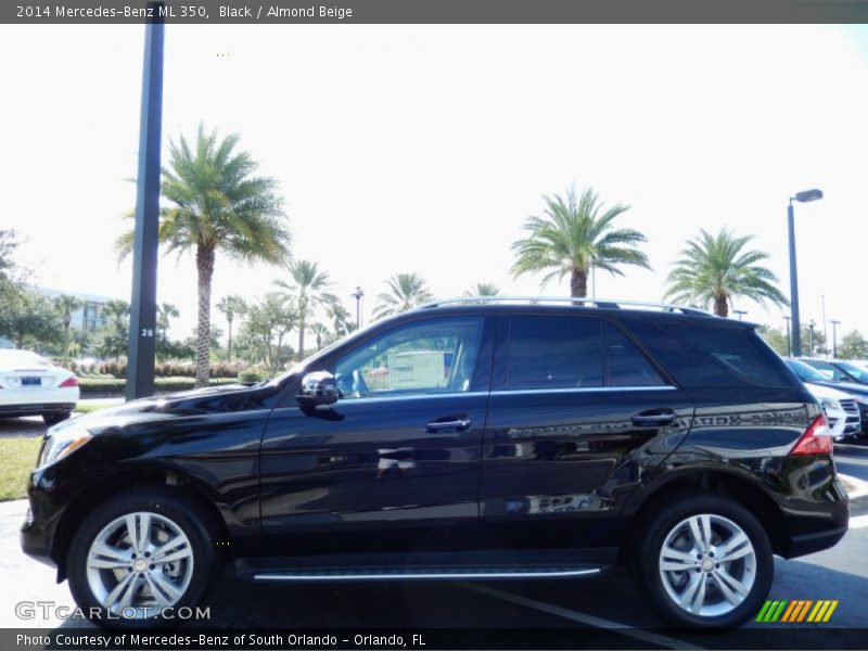 Black / Almond Beige 2014 Mercedes-Benz ML 350