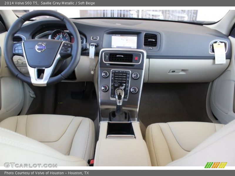 Saville Grey Metallic / Soft Beige 2014 Volvo S60 T5