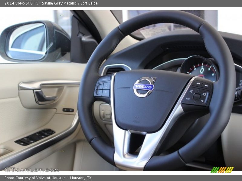 Saville Grey Metallic / Soft Beige 2014 Volvo S60 T5