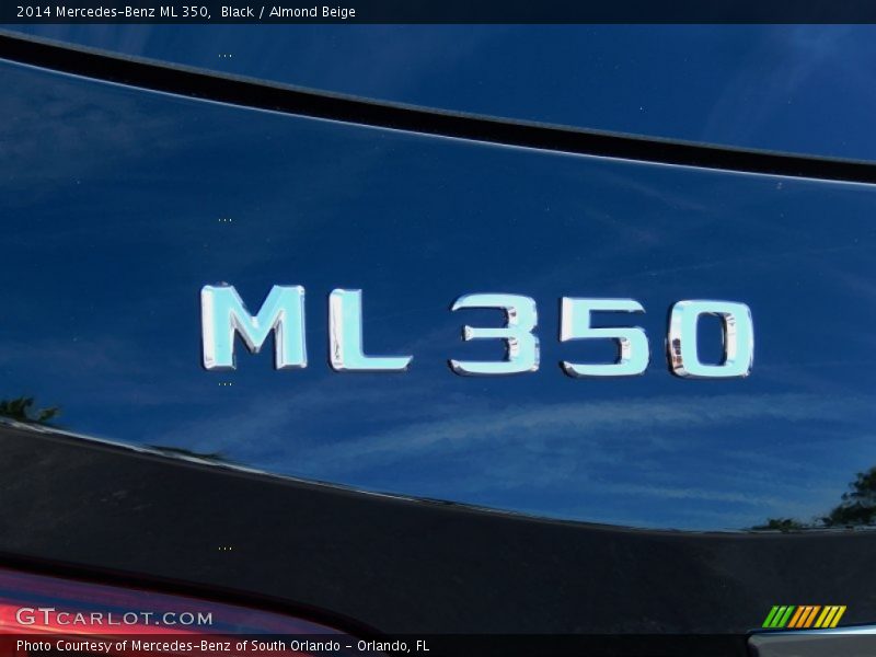 Black / Almond Beige 2014 Mercedes-Benz ML 350