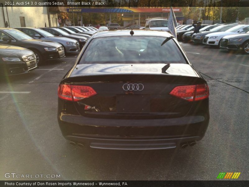 Brilliant Black / Black 2011 Audi S4 3.0 quattro Sedan