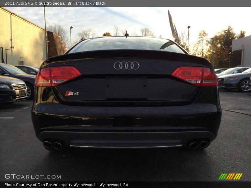Brilliant Black / Black 2011 Audi S4 3.0 quattro Sedan