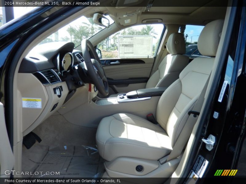 Black / Almond Beige 2014 Mercedes-Benz ML 350