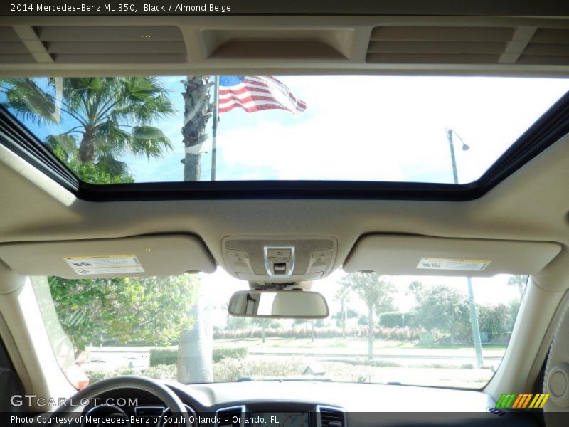 Black / Almond Beige 2014 Mercedes-Benz ML 350