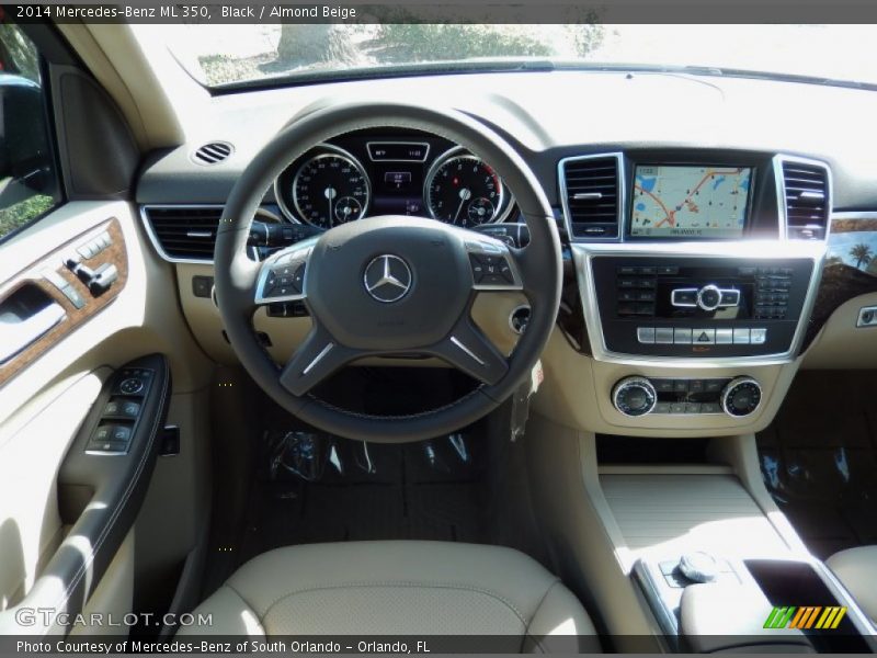 Black / Almond Beige 2014 Mercedes-Benz ML 350