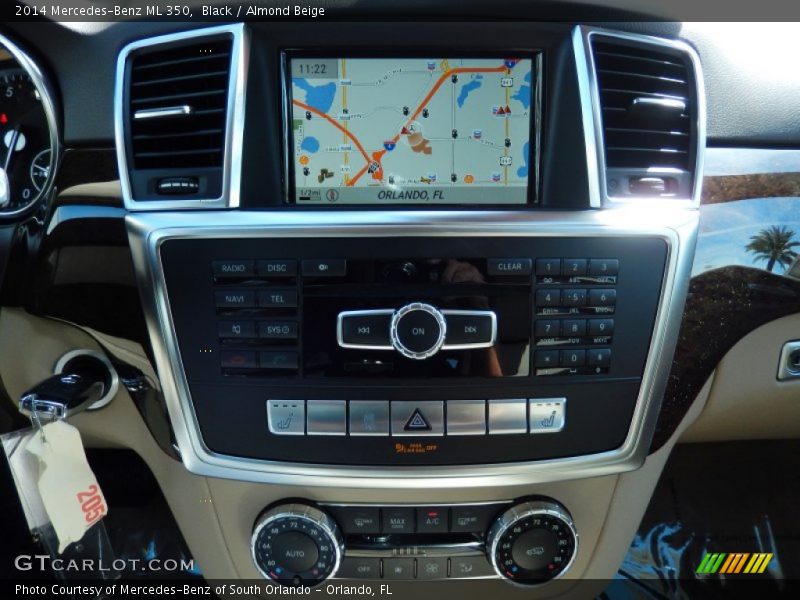 Black / Almond Beige 2014 Mercedes-Benz ML 350
