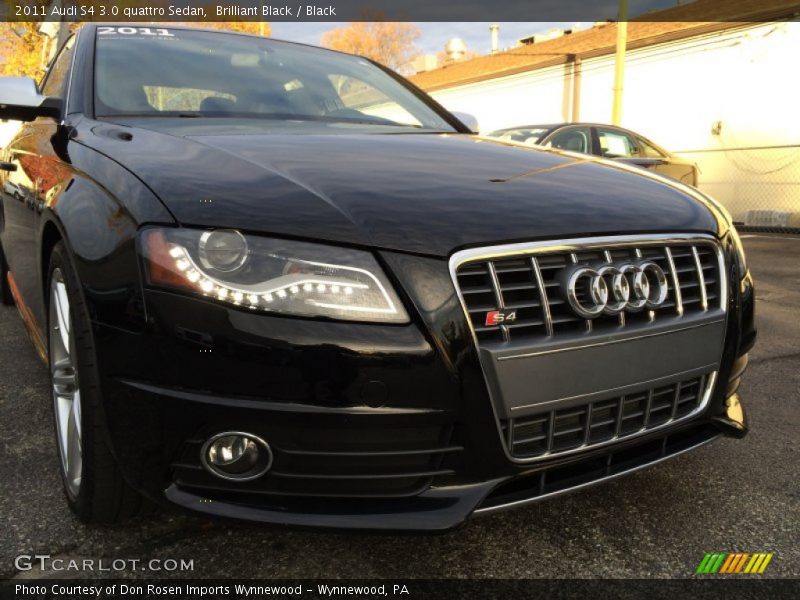 Brilliant Black / Black 2011 Audi S4 3.0 quattro Sedan