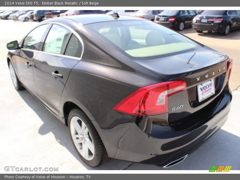 Ember Black Metallic / Soft Beige 2014 Volvo S60 T5
