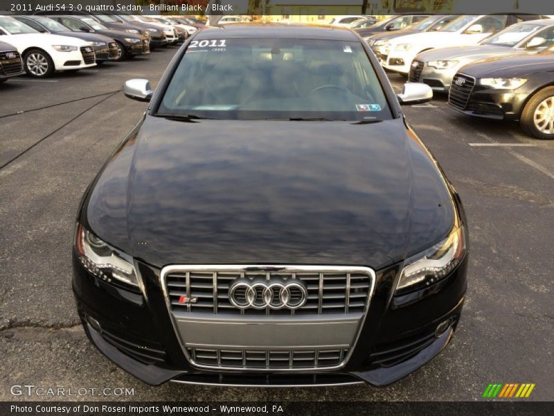 Brilliant Black / Black 2011 Audi S4 3.0 quattro Sedan