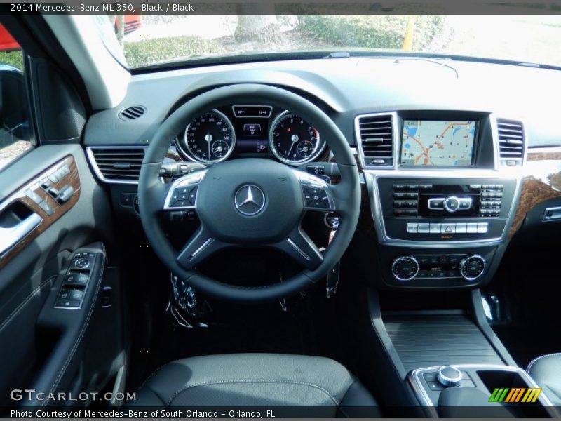 Black / Black 2014 Mercedes-Benz ML 350