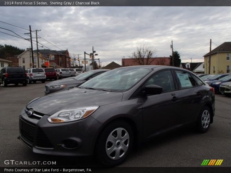 Sterling Gray / Charcoal Black 2014 Ford Focus S Sedan