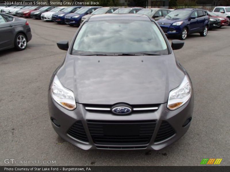 Sterling Gray / Charcoal Black 2014 Ford Focus S Sedan