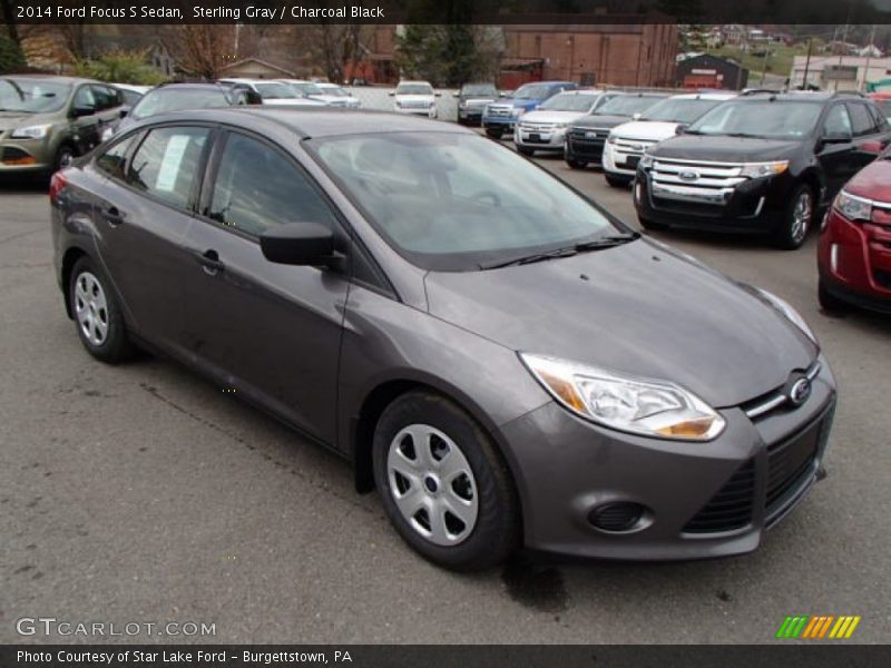 Sterling Gray / Charcoal Black 2014 Ford Focus S Sedan
