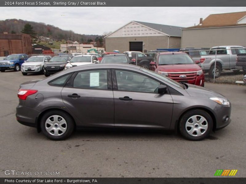 Sterling Gray / Charcoal Black 2014 Ford Focus S Sedan
