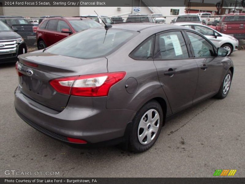 Sterling Gray / Charcoal Black 2014 Ford Focus S Sedan