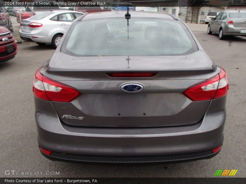 Sterling Gray / Charcoal Black 2014 Ford Focus S Sedan