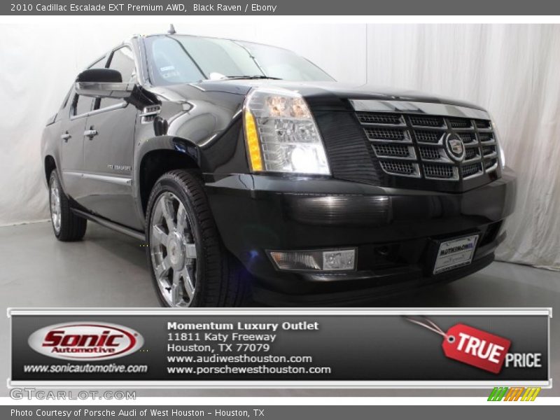 Black Raven / Ebony 2010 Cadillac Escalade EXT Premium AWD