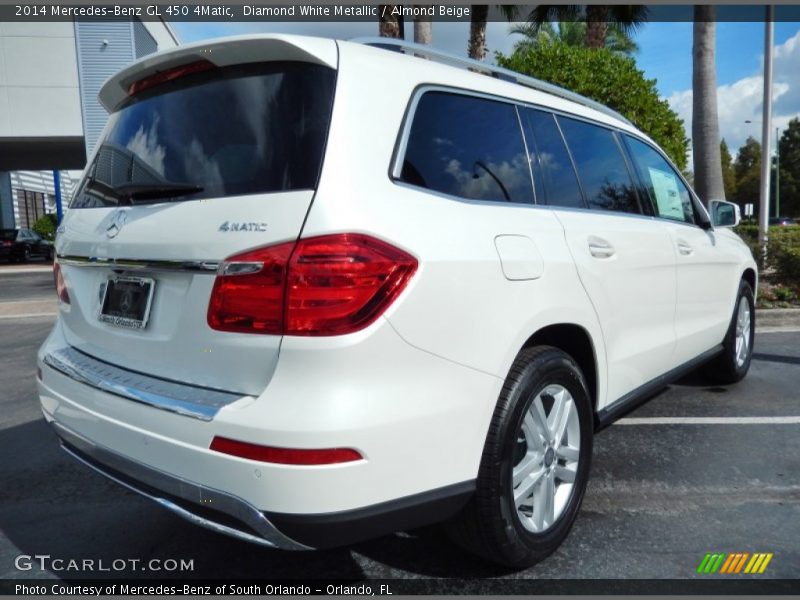 Diamond White Metallic / Almond Beige 2014 Mercedes-Benz GL 450 4Matic