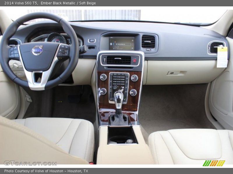 Ember Black Metallic / Soft Beige 2014 Volvo S60 T5