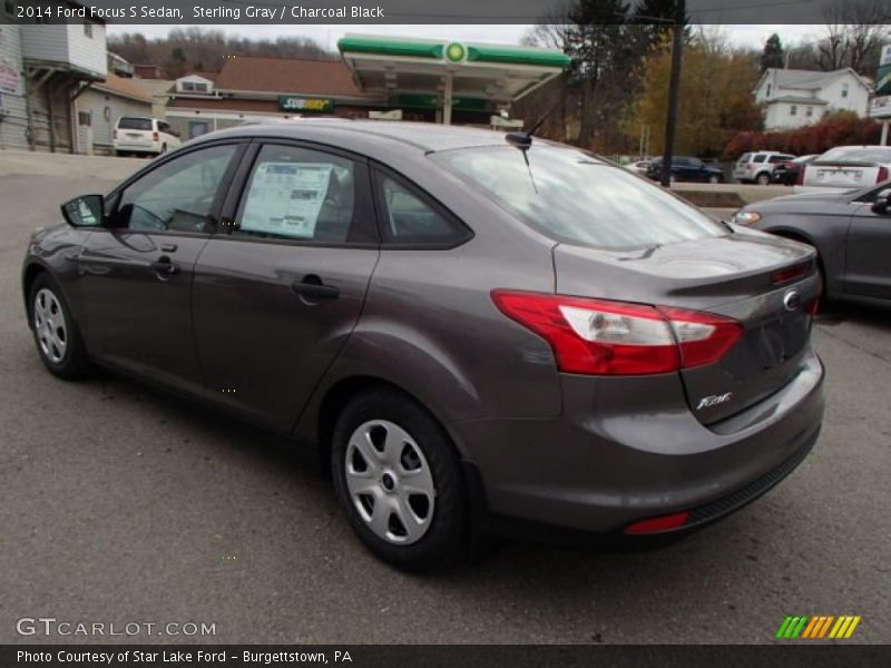 Sterling Gray / Charcoal Black 2014 Ford Focus S Sedan