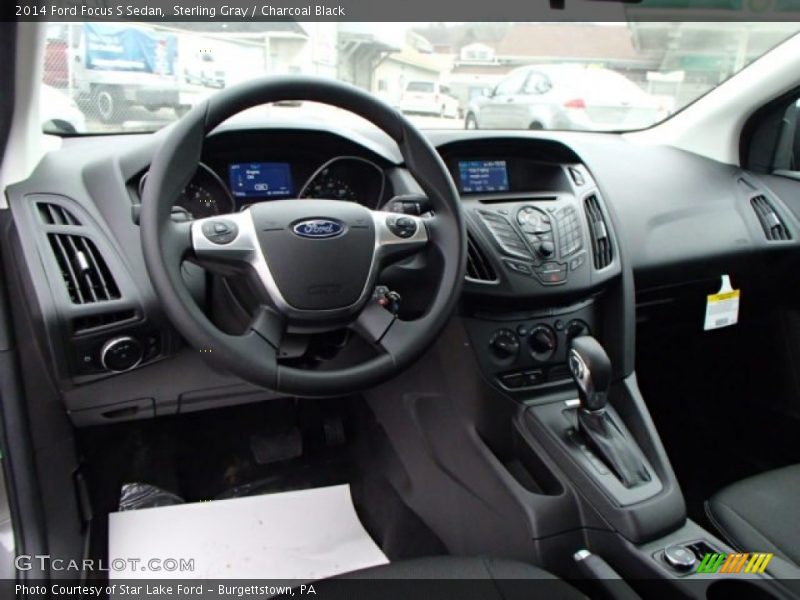 Sterling Gray / Charcoal Black 2014 Ford Focus S Sedan