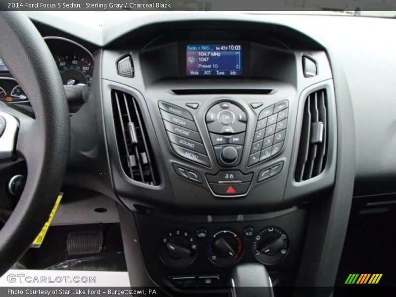 Sterling Gray / Charcoal Black 2014 Ford Focus S Sedan