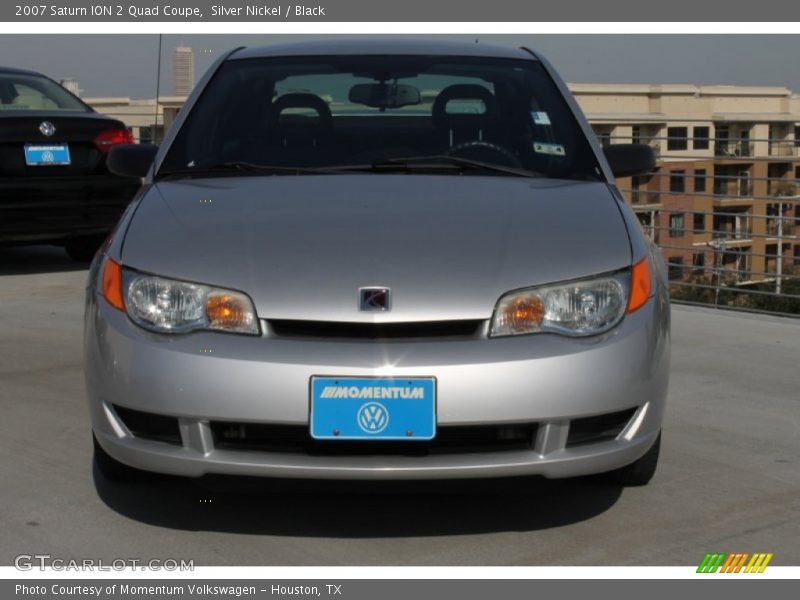 Silver Nickel / Black 2007 Saturn ION 2 Quad Coupe